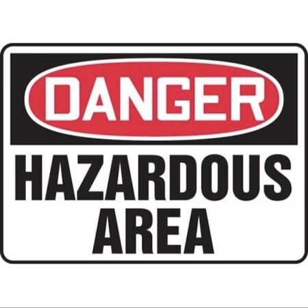 Accuform OSHA DANGER SAFETY SIGN HAZARDOUS MCHL090VP MCHL090VP